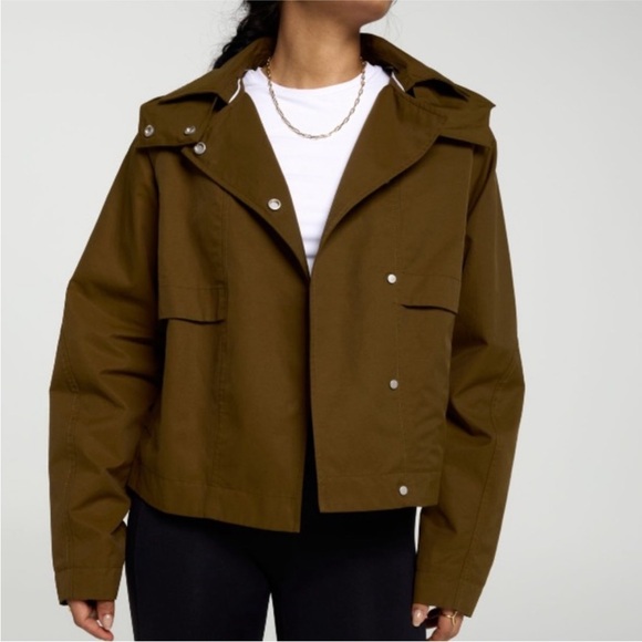 CALIA NWT Women's Crop Trench Jacket